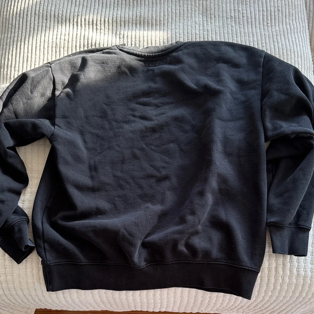 Black Crewneck with Yellow Smiley and Red Chinatown Market x Smiley Collab - Picture 3 of 3